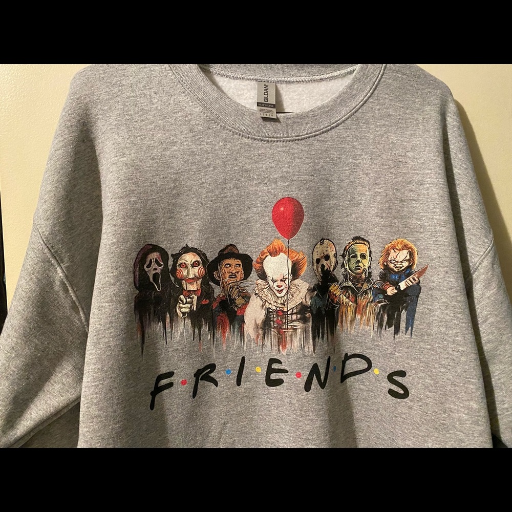 Horror friends sweatshirt